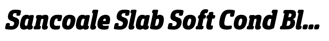Sancoale Slab Soft Cond Black Italic